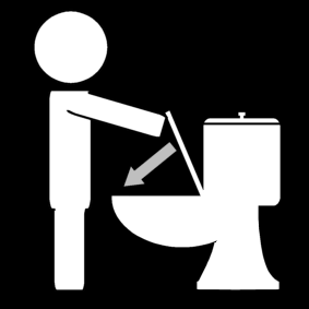 toilet seat closed